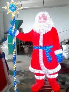Vente chaude! différentes Tailles 3D Santa Claus LED Lumière - Product Image 1