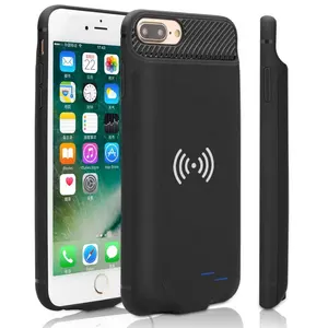 Banco de energía de respaldo funda de cargador externo funda de batería portátil para iphone 6, 7, 8