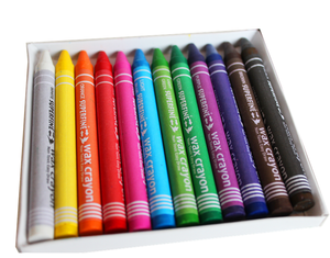 Set di 12 Pastelli a <span class=keywords><strong>Cera</strong></span> Classici in Paraffina <span class=keywords><strong>con</strong></span> Stampa Personalizzata dalla Fabbrica di Cancelleria Cinese - Product Image 5