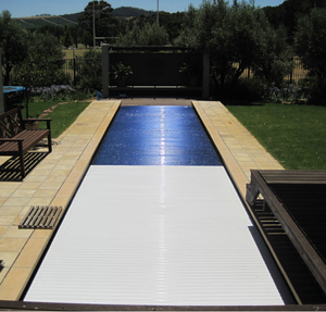 Cubierta de piscina eléctrica automática de policarbonato, cubierta retráctil impermeable de bajo <span class=keywords><strong>precio</strong></span>, aprobado por Australia - Product Image 3