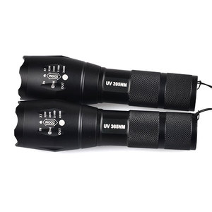 Không thấm nước UV Đèn Pin 365nm Tím Ánh Sáng Tia Cực Tím Flesh Nhẹ - Product Image 3