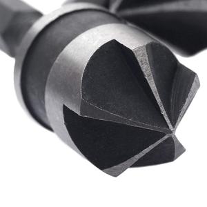 Bộ 3 Mũi Khoan Khoét Lỗ HCS Mũi Khoan Khoét Lỗ 12Mm 16Mm 19Mm 5 Sáo <span class=keywords><strong>90</strong></span> Độ 1/4 ''Mũi Khoan Khoét Lỗ Lục Giác Cho Nhựa Dẻo Gỗ - Product Image 5