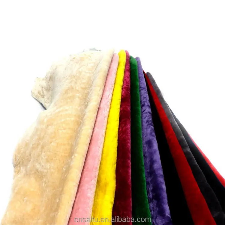All'ingrosso della fabbrica 100% genuine shearling pelli pelli di pecora Australiana origine colori tosato pelle di pecora di lana
