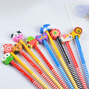 Crayons <span class=keywords><strong>HB</strong></span> Standard avec gomme, fournitures de papeterie scolaire pour enfants - Product Image 3