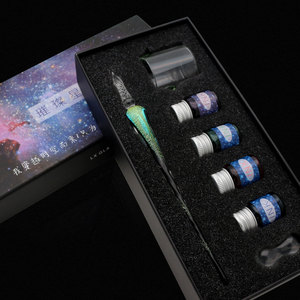 <span class=keywords><strong>A</strong></span> <span class=keywords><strong>mano</strong></span> In Vetro Dip Penna Set di Cristallo Firma Penna Di Vetro per L'arte di Scrittura Signature <span class=keywords><strong>penne</strong></span> Calligrafia Regalo Della Decorazione - Product Image 2