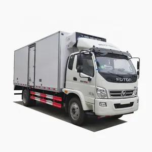 Foton AOLING 5.2m cooling reefer box 8 tons refrigerator truck for sale