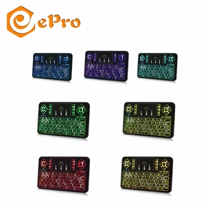 EPro Q9 retroiluminada ratón de aire 2,4G mini teclado inalámbrico con Touchpad para set top box - Product Image 1