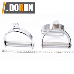Barra de Remo Doble en Forma de D, Barra de Remo Curva, Barra de Ejercicio de Acero Resistente, Barra de Presión en Forma de <span class=keywords><strong>V</strong></span> Antideslizante para Tríceps - Product Image 5
