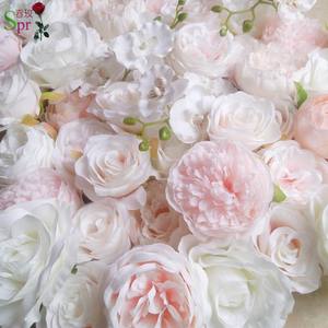 SPR decorazione murale fiore da parete per occasione di matrimonio 60*40cm rifinito muro di fiori rosa per eventi di festa Baby Show - Product Image 3