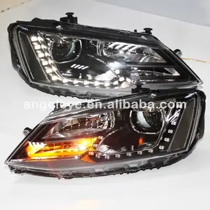 For New Jetta/Sagitar For VOLKSWAGEN led headlight with Daytime Running Lights 2011 year