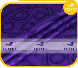Nouvelle Arrivée Africaine Tissu Tissu Guinée Brocade FEITEX Parfum De Mode Violet Bazin Riche - Product Image 1