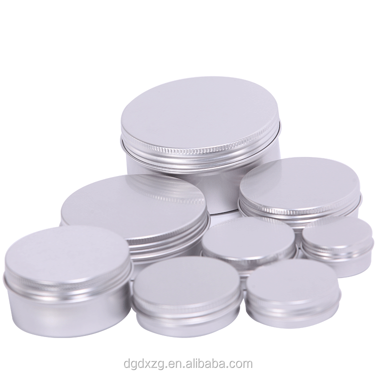 High Quality Round Aluminum Spice Stainless Steel Magnetic Spice Tin 4oz 2oz