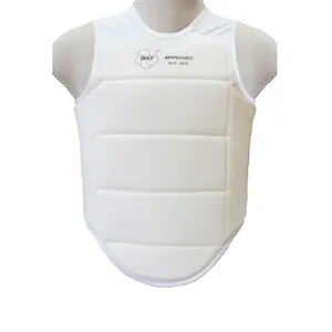 Amostra de karatê woosung wkf, equipamentos para karatê, protetor corporal de peito