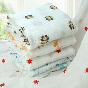 Bebé muselina swaddle mantas para niños o niñas, 100% algodón enfermería lactancia bufanda - Product Image 2