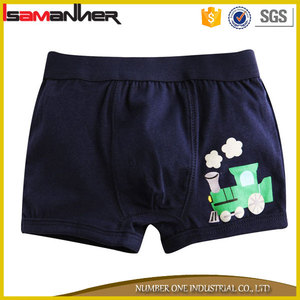 3 pcs underwear set 100% cotton cute cartoon print boxer panties male - Product Image 4