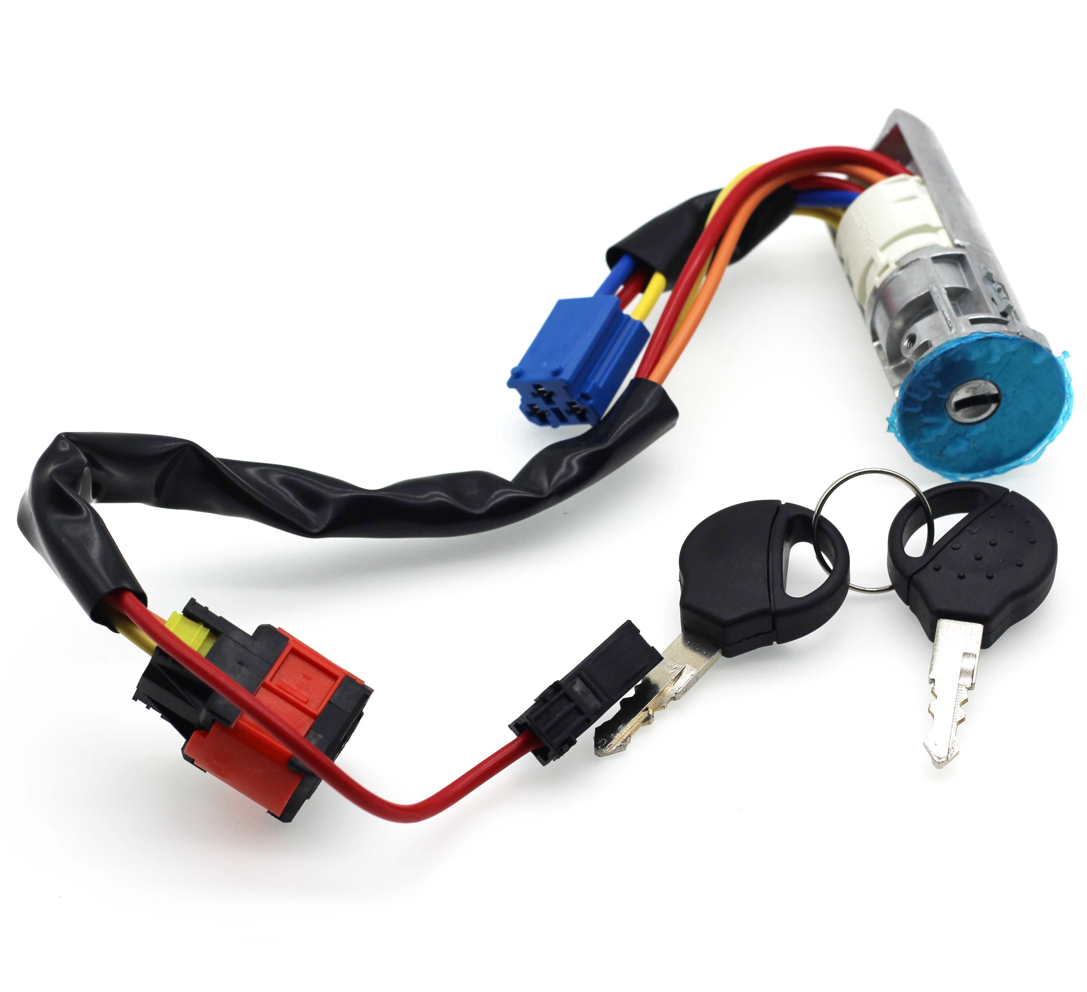 Lenkradschloss Zündzylinder Für Peugeot 206 406 Citroen Xsara Picasso | OEM 4162P0 Mit 2 Schlüsseln