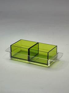 Bandeja de bocadillos de plástico rojo transparente para galletas y alimentos - Product Image 6