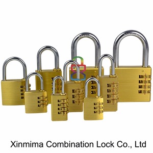 Numérico ruedas giran vasos óxido de zinc plating combinación candado seguro vallas puertas armarios bloqueo - Product Image 1