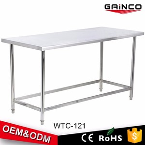 Tavolo <span class=keywords><strong>da</strong></span> Lavoro in Acciaio Inox WTC-162B per Cucine di Hotel e Panetterie - Product Image 4