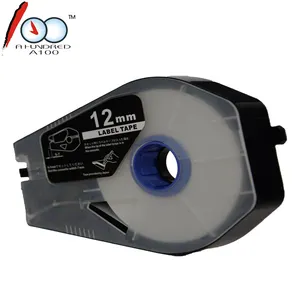 Compatible CH1112W 12mm * 30m White label tape for cable id printer MK2500