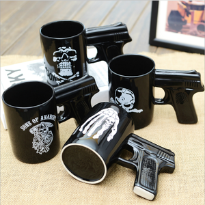 Taza <span class=keywords><strong>de</strong></span> cerámica con mango <span class=keywords><strong>de</strong></span> pistola, diseño único Vintage, 2020 - Product Image 5