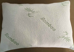 Bán Nóng Sang Trọng Tre Vụn Memory Foam Gối Với Zip Cover Và Điều Chỉnh Viscoelastic Ngủ Gối - Product Image 5