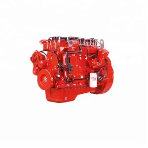 Motor diesel para caminhão, refrigeração de água 300hp 6 cilindro dong feng isde300 40