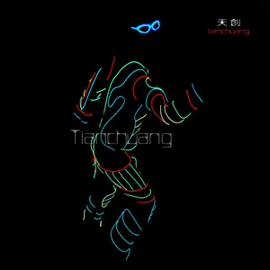 Light Up Mono Linterna Traje para Adultos en Evento de Baile de TianChuang Nuevo Estilo 2016