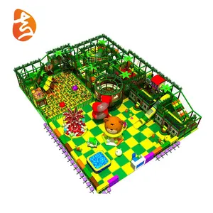 Commercial Playground Indoor Commercial Children Indoor Jungle Theme Playground Multifunction Amusement Equipment Plastic Playground From 3-14 Years Old