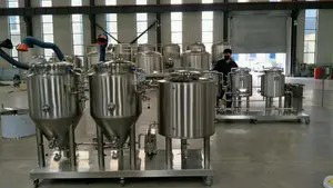 Equipamento de cerveja pequeno da pequena capacidade 60l nano do teste de fermentação caseira