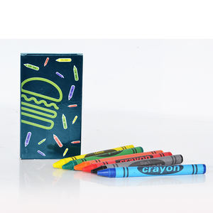 Pastelli a cera in 6 colori primari vivaci per bambini, produzione cinese - Product Image 6