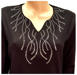 Bling Bling rõ ràng hoa đường viền cổ áo Rhinestone chuyển Thiết kế <span class=keywords><strong>hotfix</strong></span> <span class=keywords><strong>Motif</strong></span> cho quần áo - Product Image 1