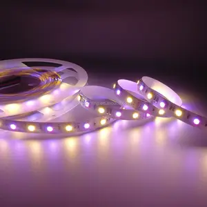 DC 24V RGB5050 SMD 120LEDs/M ช่องอลูมิเนียมอัดรีดกันน้ำสีส้มอ่อนนีออน Led Strip Light