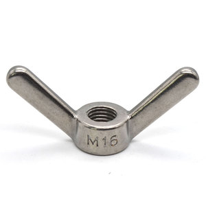 M6 in acciaio inox 304 ala di farfalla noci DIN315 - Product Image 2
