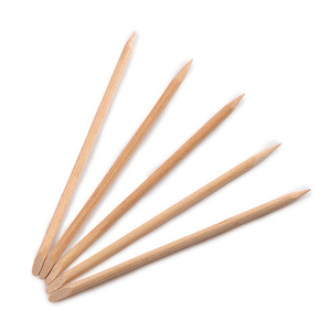 Double Ended Manicure and <strong>Pedicure</strong> <strong>Tools</strong> Orange Wooden Nail Sticks Free Sample Manicure Sticks for Nail Art Beauty - Product Image 4