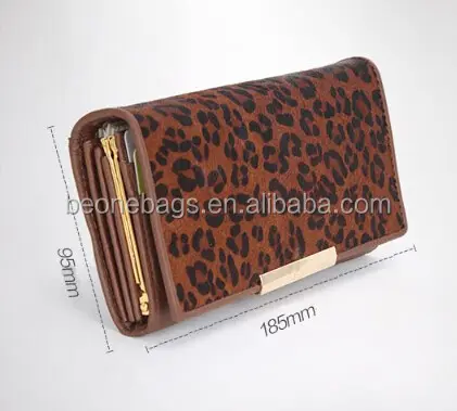 New Product Fancy Lady Money Clip Leather Wallet