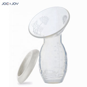 Petit tire-lait manuel approuvé sans BPA, collecteur de lait d'allaitement simple en silicone pour les mères et les bébés - Product Image 1