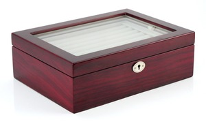 Hộp Đồ Trang Sức Bằng Gỗ Bóng Bẩy Cao 72 Cặp - Product Image 3