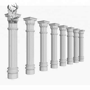 Prix de gros d'usine Belle conception Grands piliers de colonnes en marbre massif blanc - Product Image 1