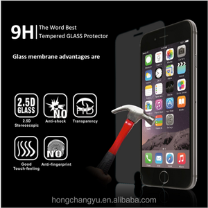 Protecteur d'écran HD Effacer <span class=keywords><strong>Film</strong></span> Protecteur 0.3mm 2.5D Bord Incurvé En Verre Trempé pour l'iphone 6 Plus - Product Image 2