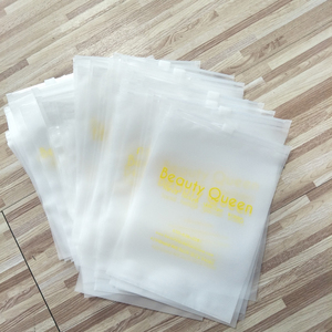 Customized Clothing Clear Plastic Frosted <strong>Zip</strong> <strong>Lock</strong> <strong>Bag</strong> for T Shirt Swimwear Packaging - Product Image 2