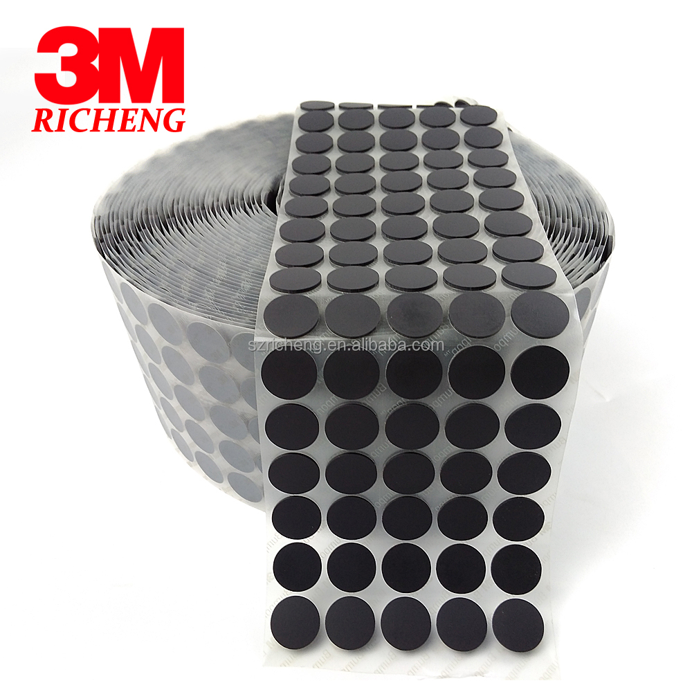 Эластичная резиновая буферная Подушка 3m bumpon sj5816, черная, клейкая подложка, противоскользящая лента