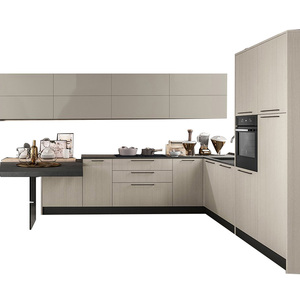 Élégant <span class=keywords><strong>France</strong></span> modulaire MFC armoires de cuisine avec armoire de table - Product Image 1