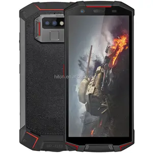 Cheapest Android phone 5.99 inch Octa-core FHD 4+64G dual sim card fingerprint IP68 NFC Rugged Phone, waterproof smartphone