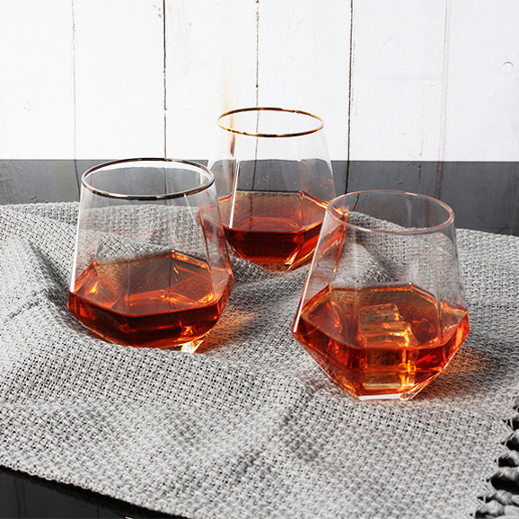 300ml Custom Old Fashioned Glass Cocktail Whiskey Glasses for Whisky Bar Party