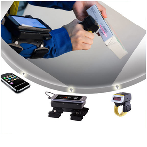 Thiết Bị Đầu Cuối Dữ Liệu Di Động Android Với Máy Quét Mã Vạch Ngón Tay Laser BT Cho Logistics, Đầu Đọc Mã Vạch Siêu Thị - Product Image 1