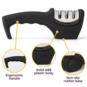 <span class=keywords><strong>Amazon</strong></span> vente chaude céramique de tungstène acier <span class=keywords><strong>diamant</strong></span> cuisine couteau aiguiseur - Product Image 4