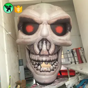 Verbazingwekkende Halloween Evenement Opblaasbare Skull Aangepaste Giant Opblaasbare Skelet Voor Festival A2549