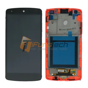 Voor lg google nexus 5 d820 d821 lcd-scherm digitizer touch glas met Frame montage