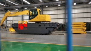 Maquinaria de construcción excavadora de dragado anfibio de agua profunda - Product Image 2